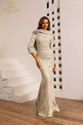 Terani Couture Style 251M4455 Mother of the Bride Dress front view