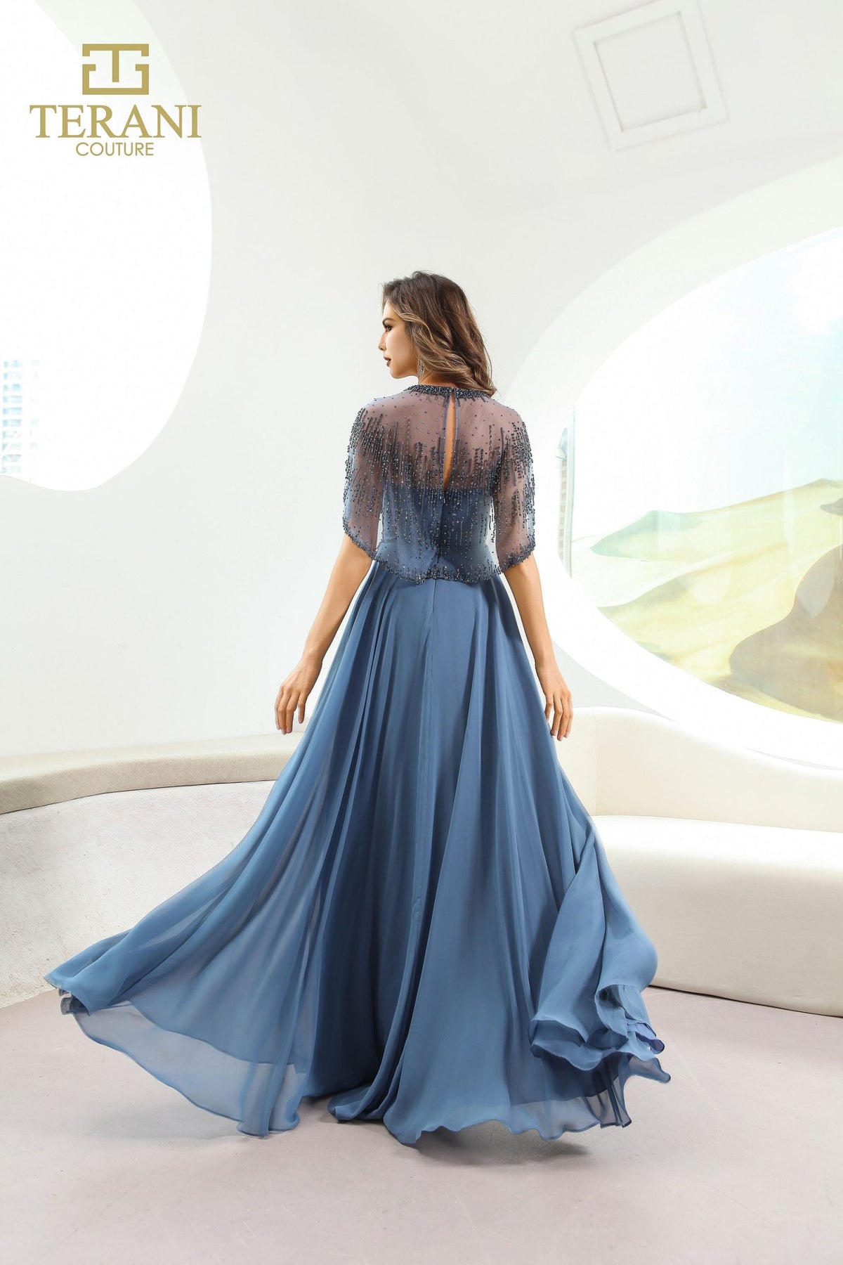Terani Couture Style 251M4563 Mother of the Bride Dress view 3