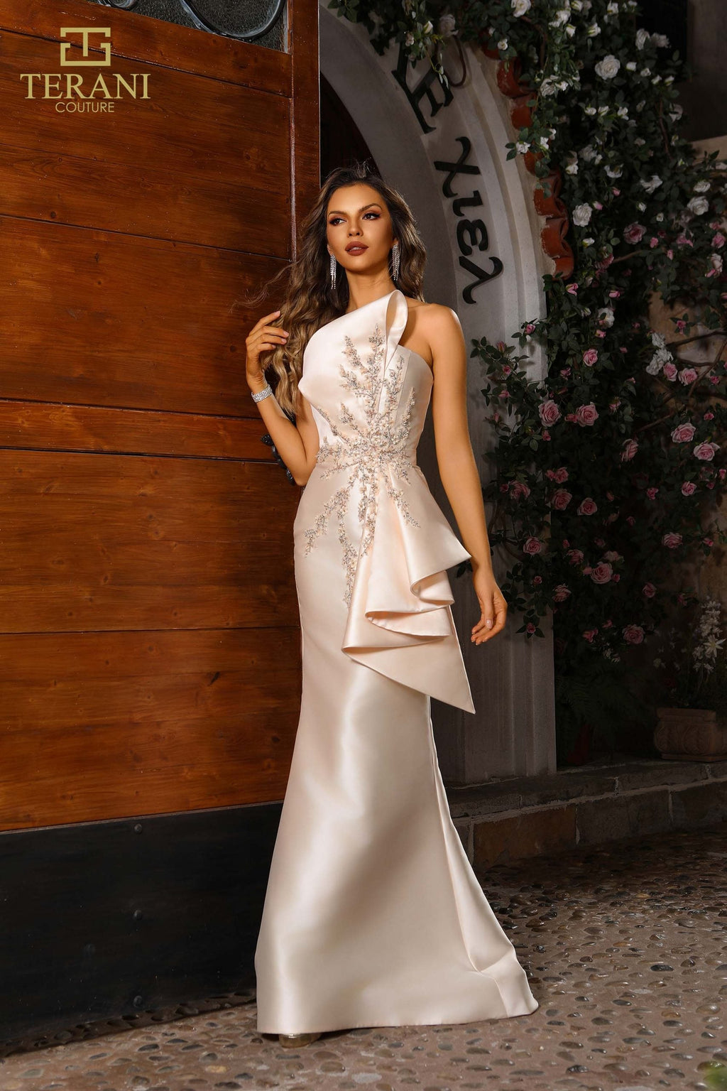 Terani Couture Style 251E4265 Evening Gown front view