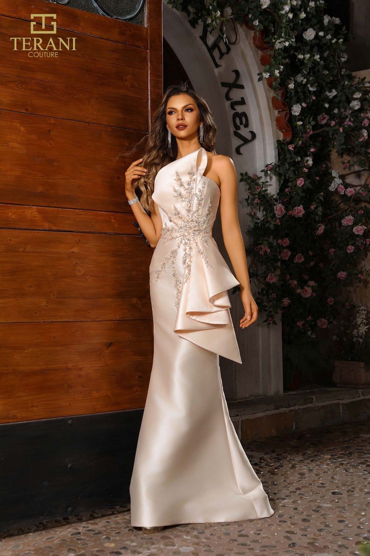 Terani Couture Style 251E4265 Evening Gown front view