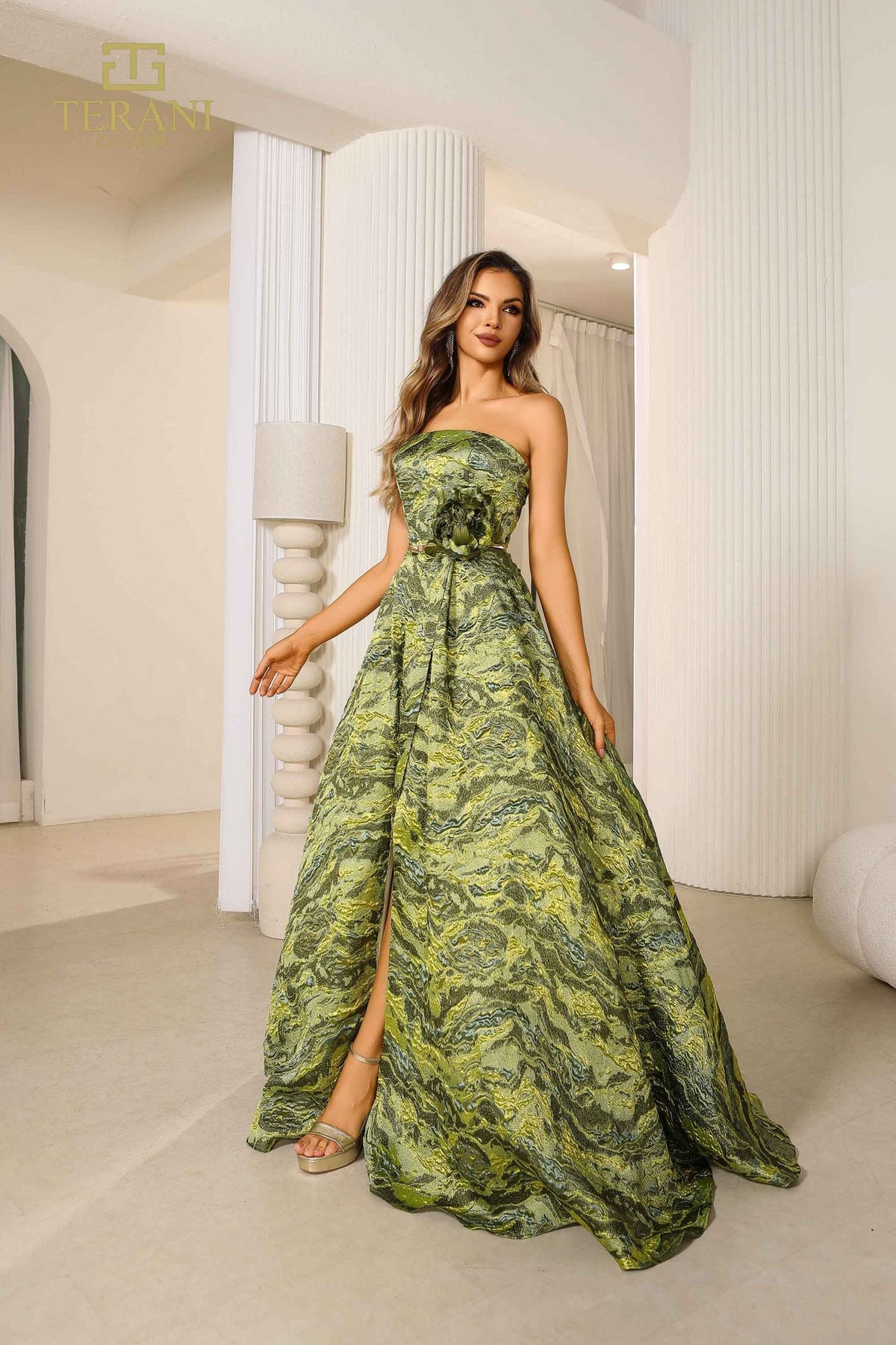 Terani Couture Style 251E4269 Evening Gown front view