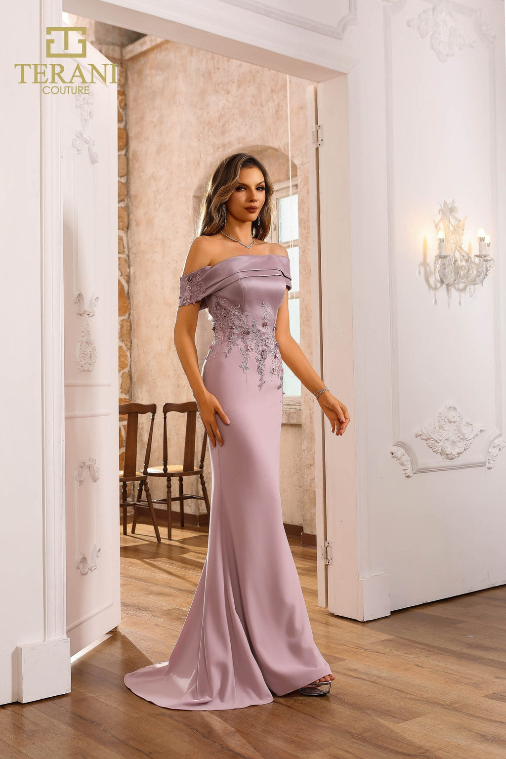 Terani Couture Style 251M4443 Mother of the Bride Dress view 2