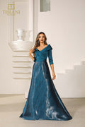Terani Couture Style 251M4461 Mother of the Bride Dress front view