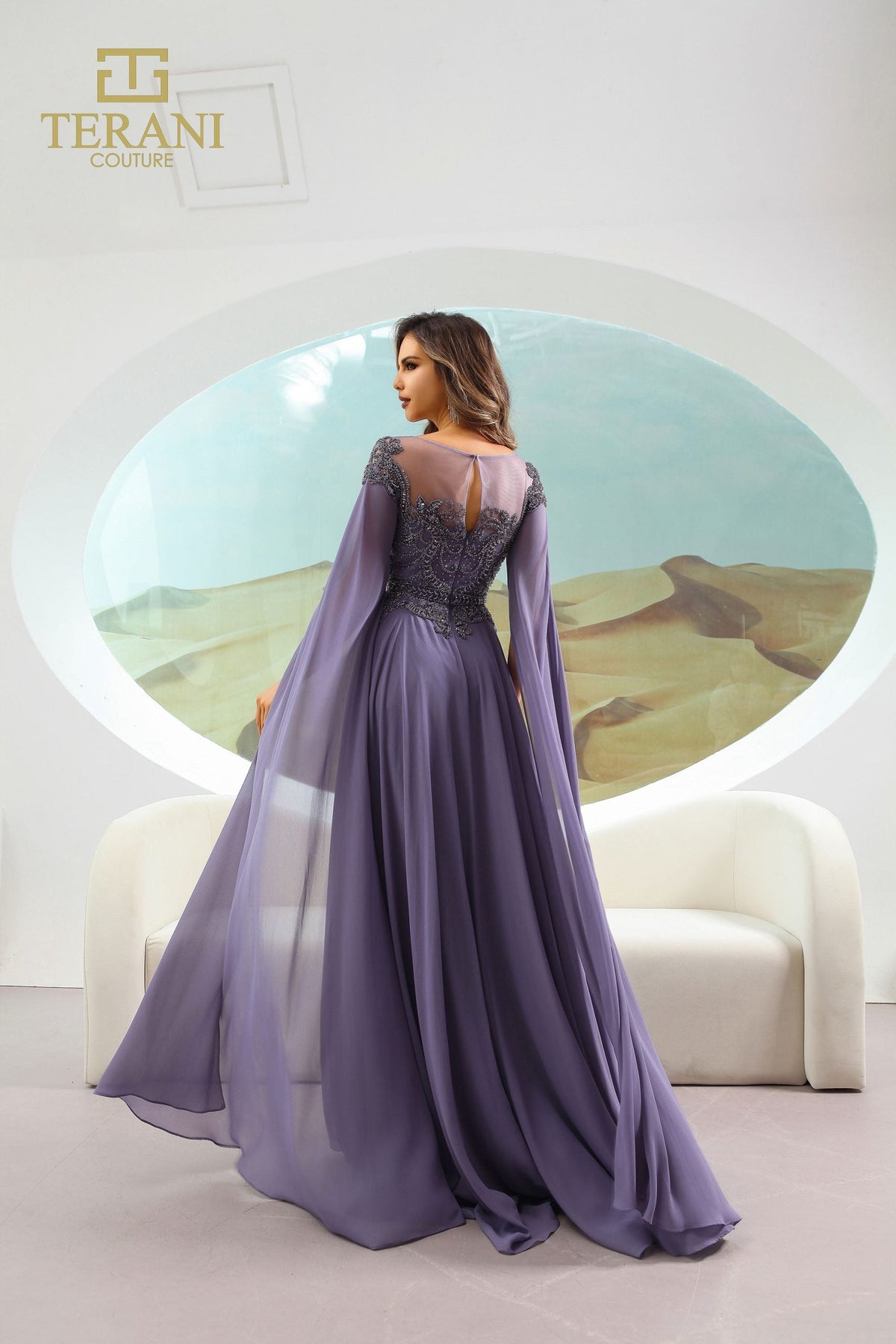 Terani Couture Style 251M4463 Mother of the Bride Dress view 3