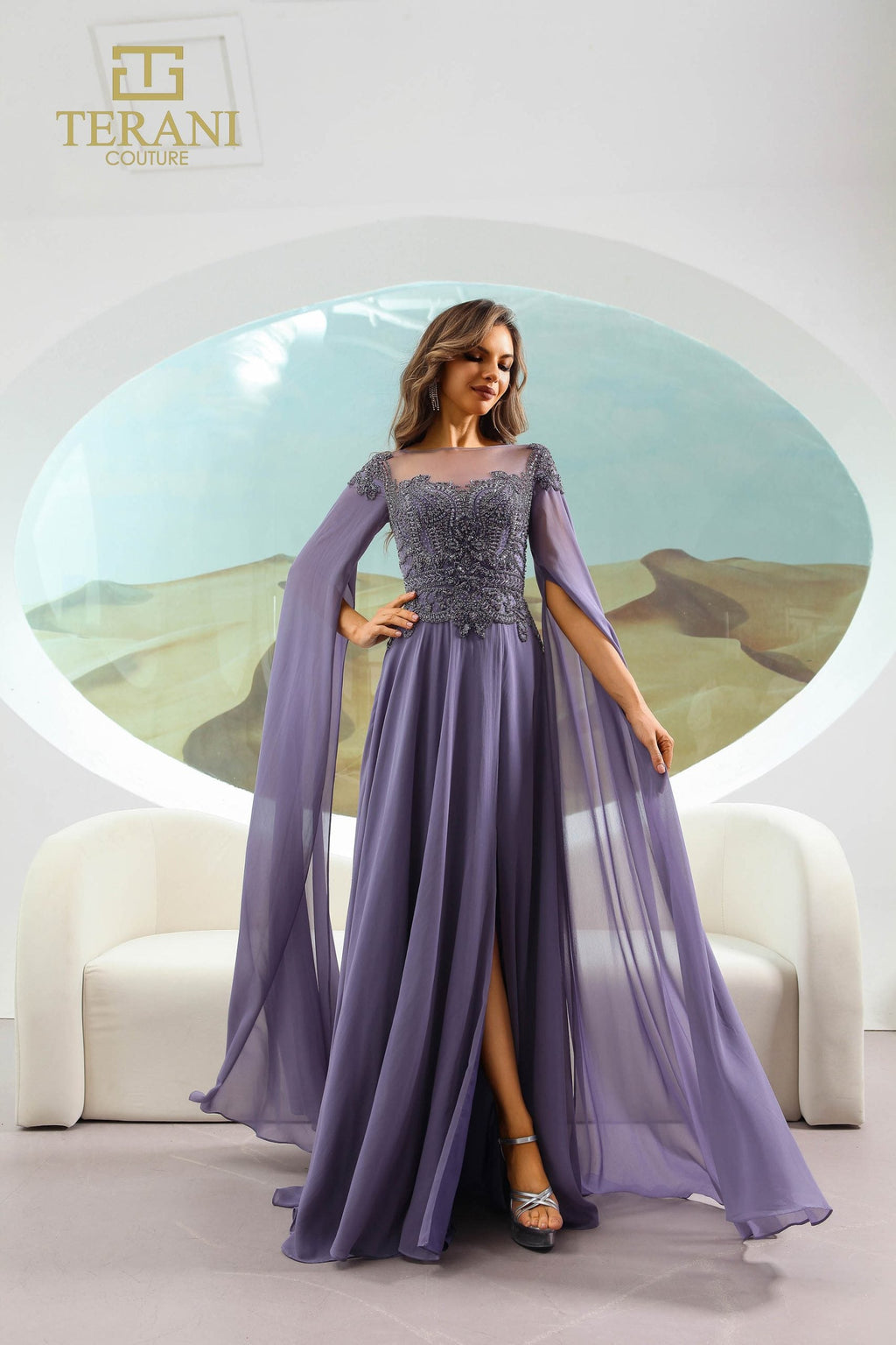 Terani Couture Style 251M4463 Mother of the Bride Dress view 2
