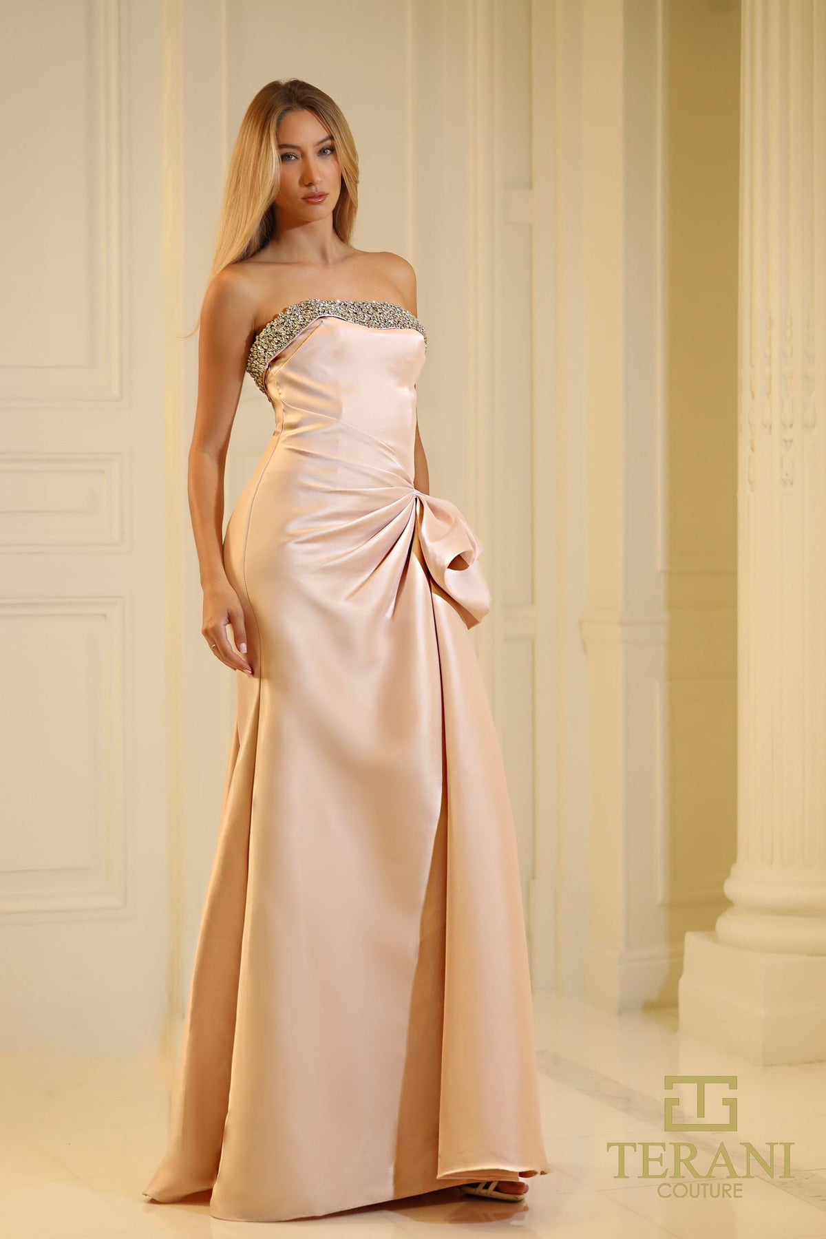 Terani Couture Style 252E5131 Evening Gown front view