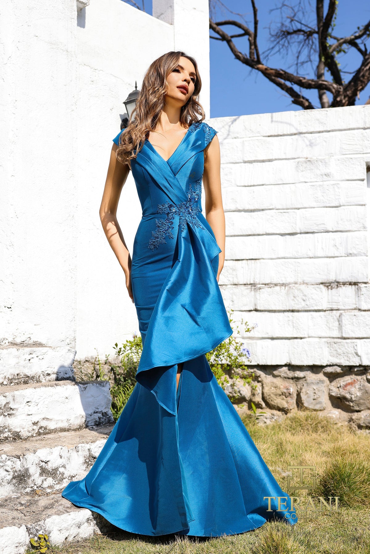 Terani Couture Style 252M5359 Evening Gown front view