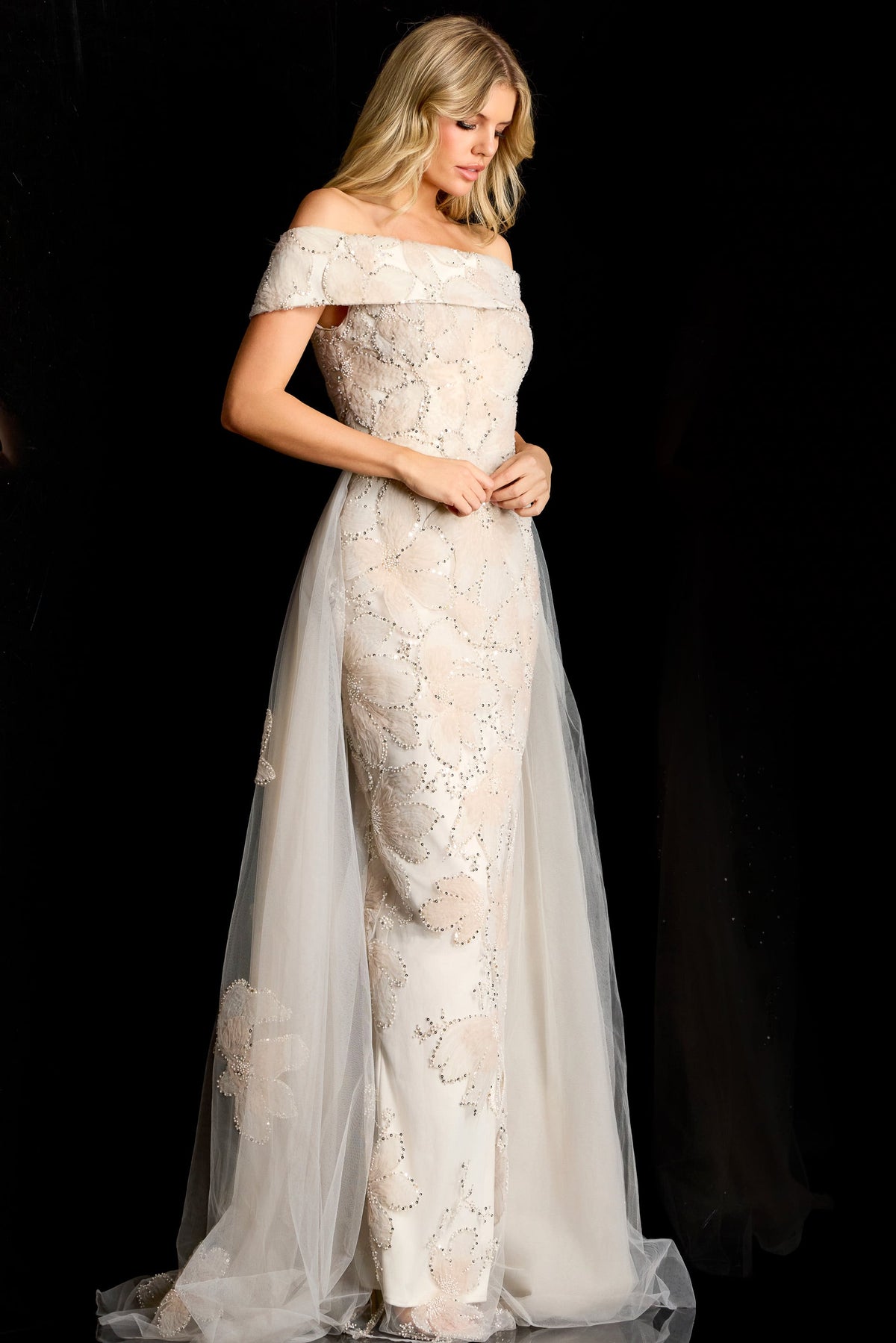 Jovani 46034 Champagne View 1