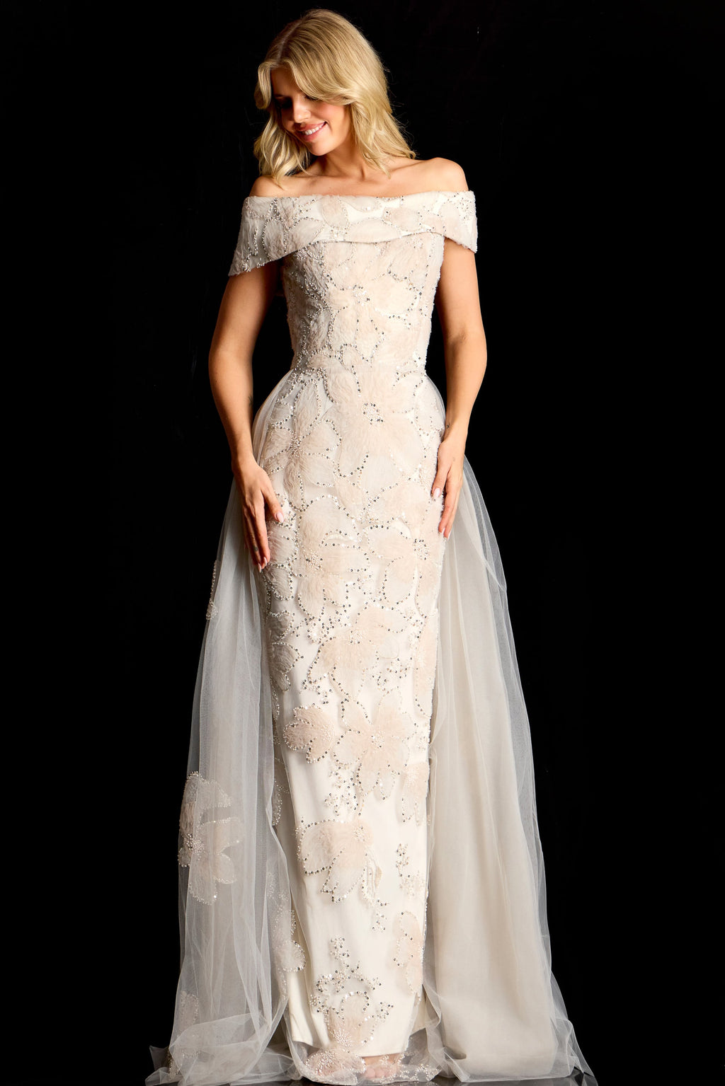 Jovani 46034 Champagne View 2