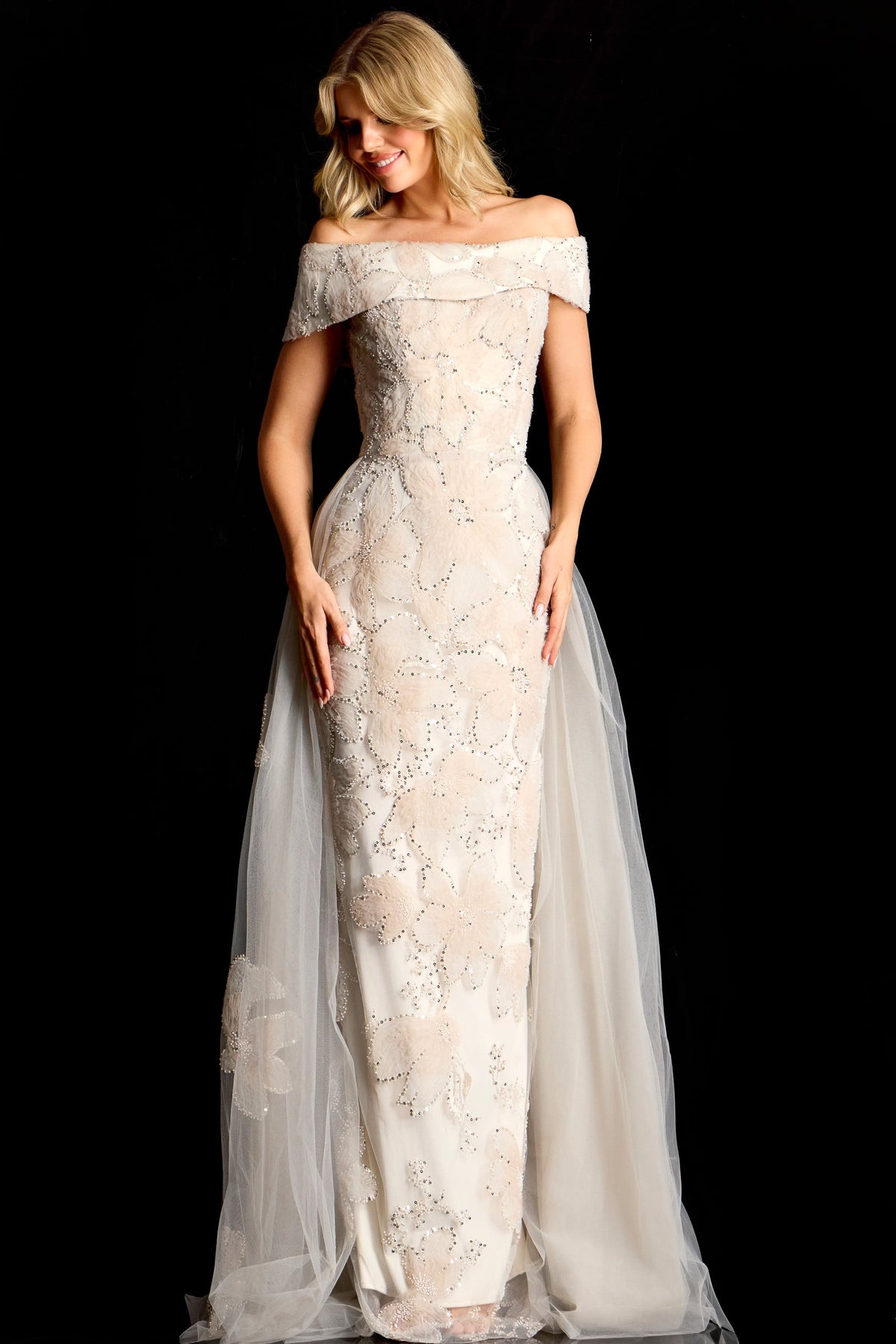 Jovani 46034 Champagne View 2
