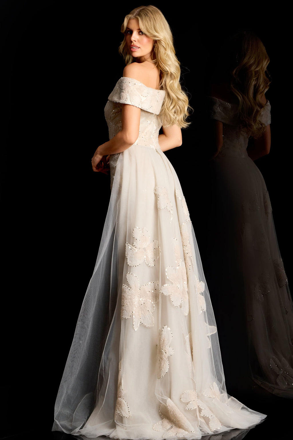 Jovani 46034 Champagne View 4