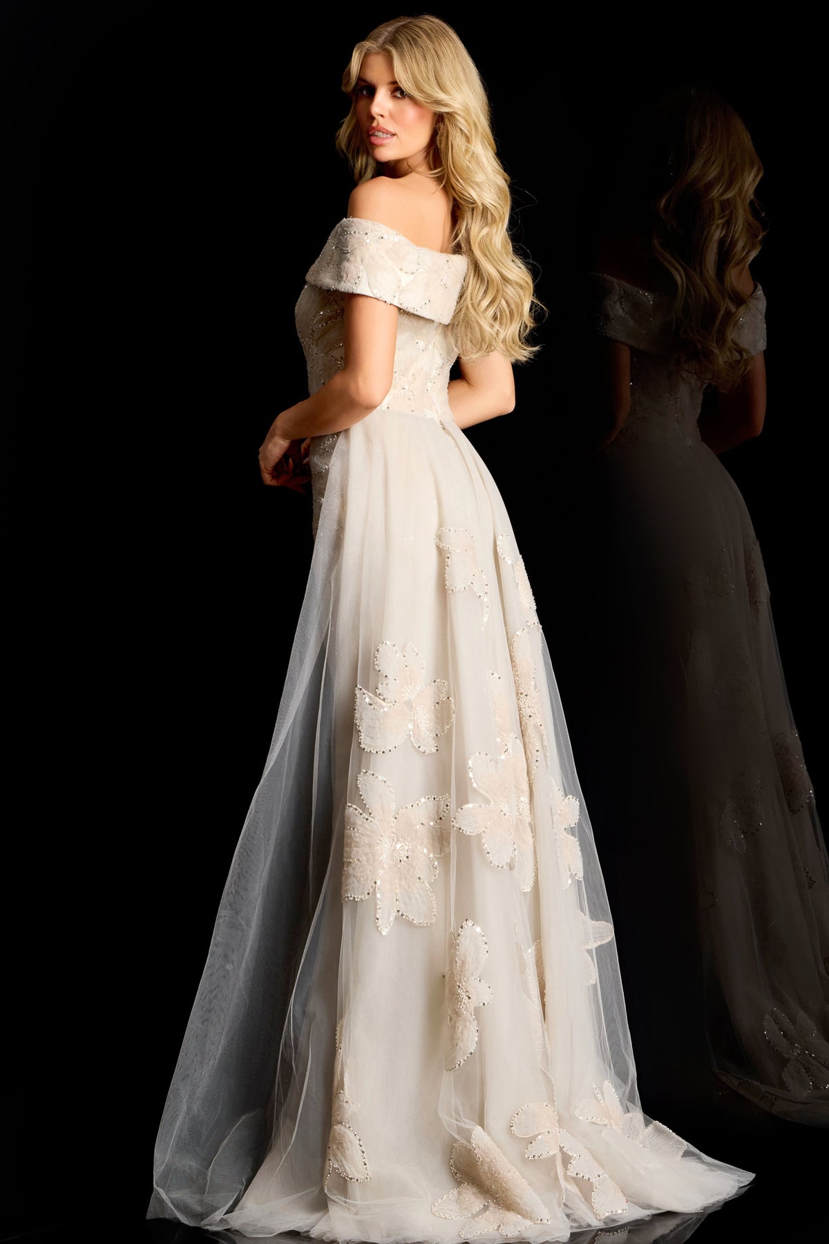 Jovani 46034 Champagne View 4