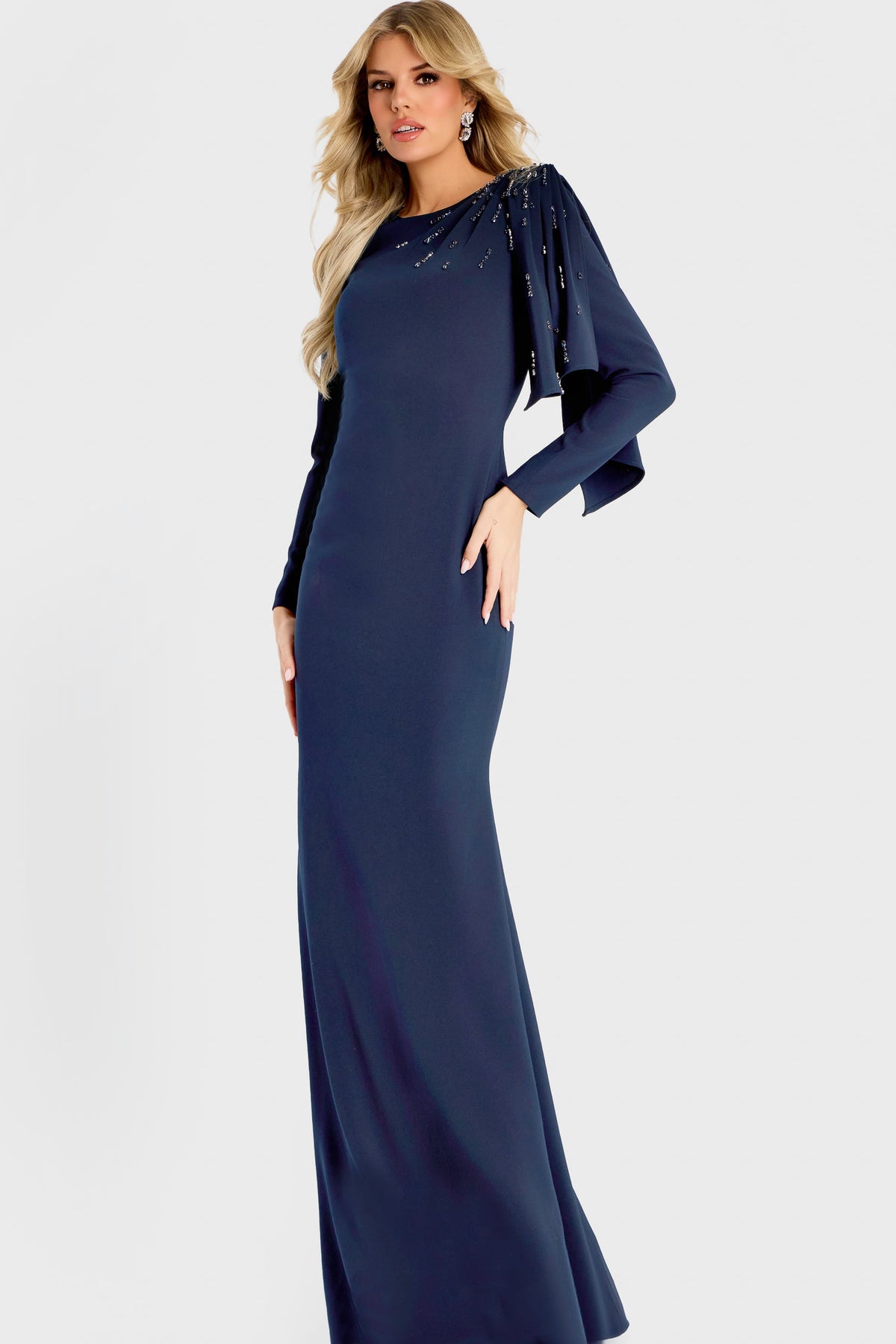 Jovani 46738 Navy View 2