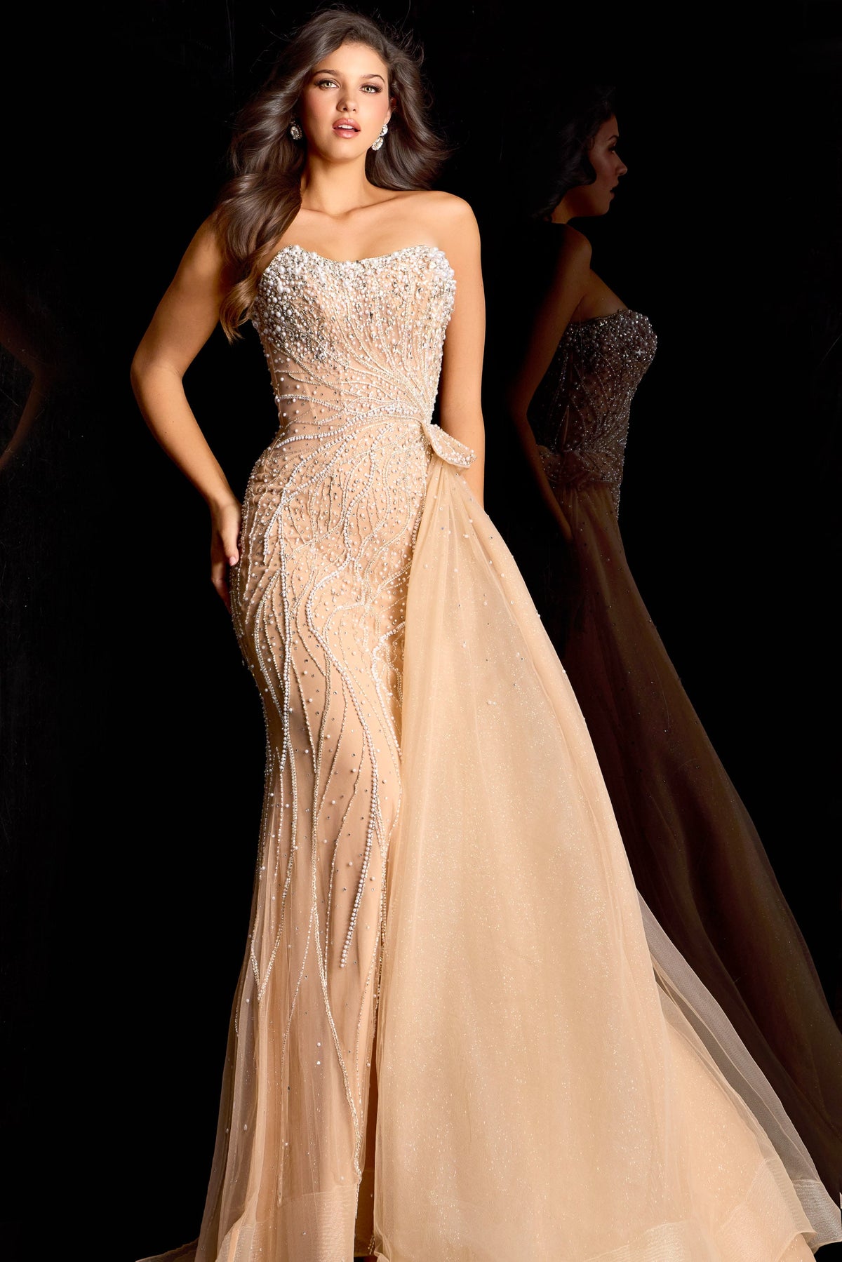 Jovani 46865 Champagne View 1