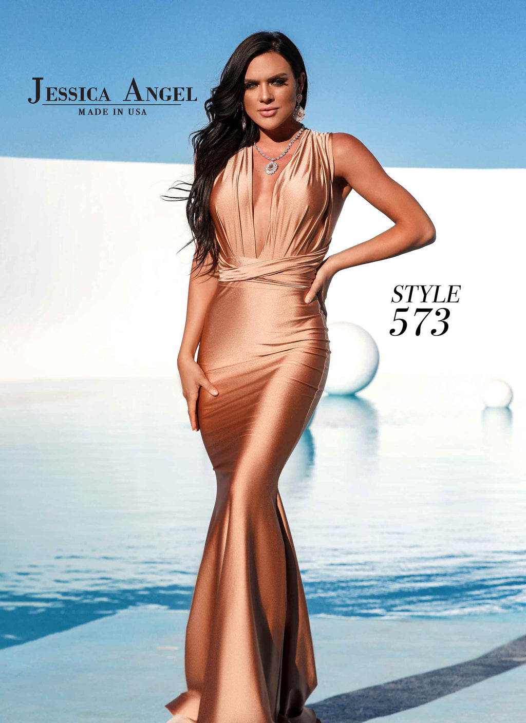 Jessica Angel Style 573 Designer Dress front view