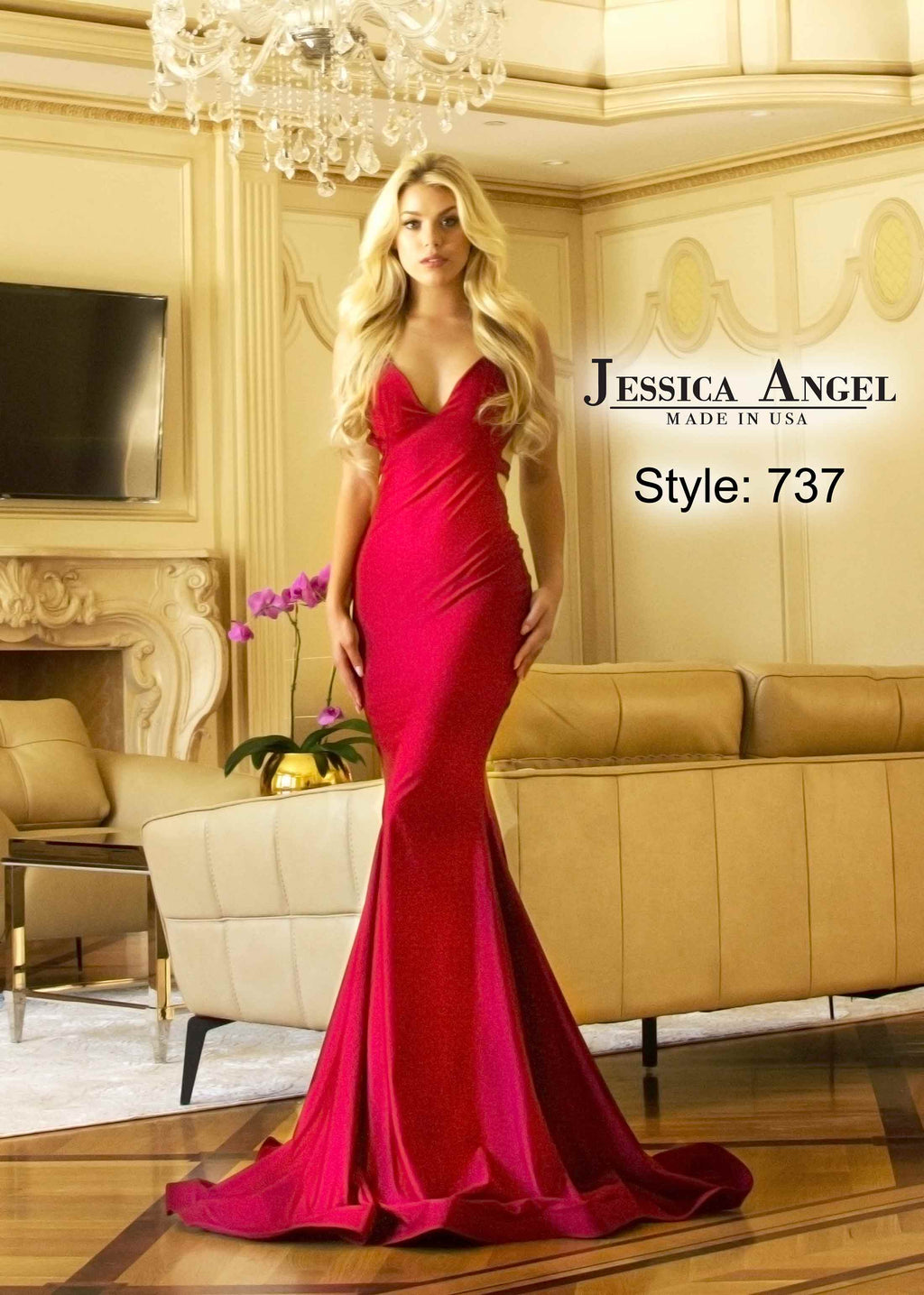 Jessica Angel Style 737 Designer Dress front view