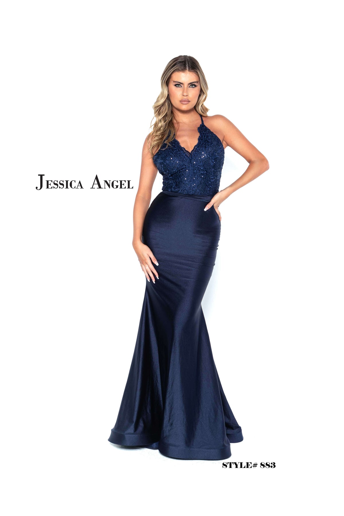 Jessica Angel Style 883 Designer Dress front view