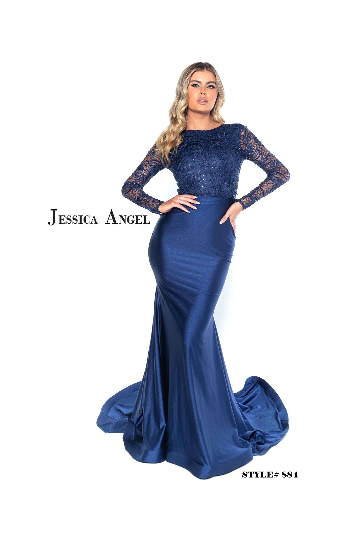 Jessica Angel Style 884 Designer Dress front view