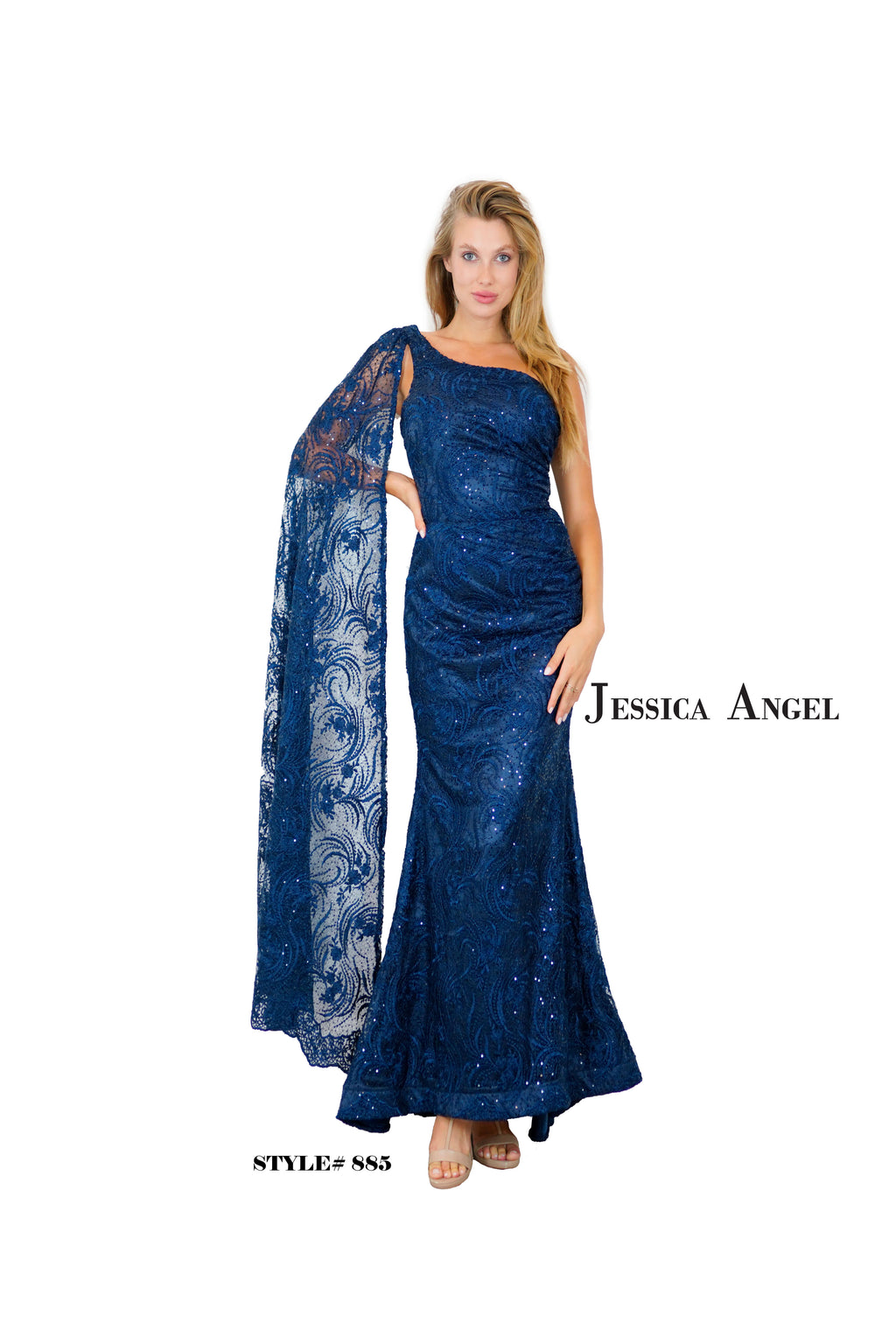 Jessica Angel Style 885 Designer Dress front view